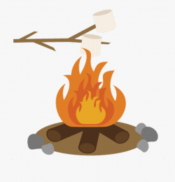 Campfire With Smores Clipart - Camping Smores Clip Art ...