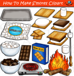 How To Make S\'mores Clipart Set Download