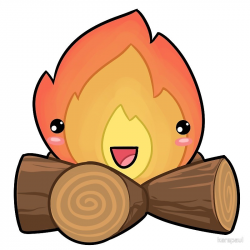 Smores Camp Fire Kawaii\