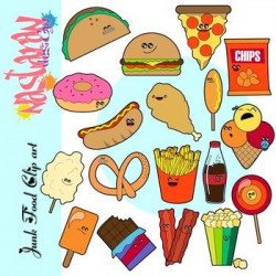 Junk Food Clipart-50% OFF TODAY ONLY by Nastaran | TpT ...