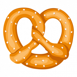 Pretzel,Clip art,Font,Snack,Illustration,Lye roll,Food ...