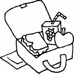 Free Snack Clip Art Black And White, Download Free Clip Art ...