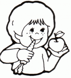 Good snacks clip art photos healthy snack clipart black and ...