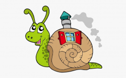 Snail Clipart Gastropod - Caracol Y Su Casita #1586279 ...