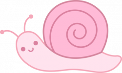 Cute Pink Snail - Free Clip Art - Clip Art Library