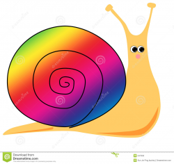 Cartoon Snail (Rainbow) Stock | Clipart Panda - Free Clipart ...