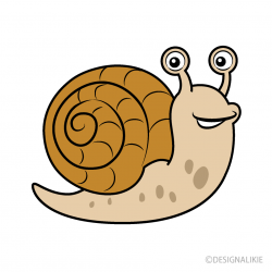 Free Brown Snail Clipart Image｜Illustoon