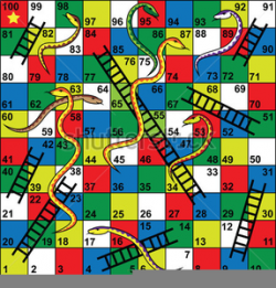 Snake And Ladder Game Clipart