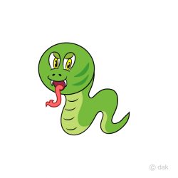 Free Angry Little Snake Clipart Image｜Illustoon