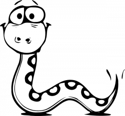 Snake black and white cute snake clipart black and white ...