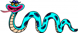 Blue snake clipart - Clip Art Library