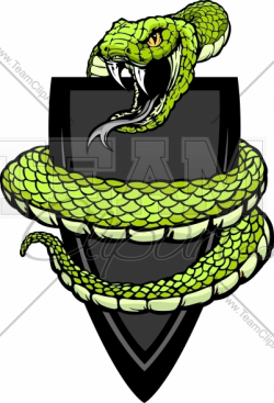 Viper or Coiled Snake Body Vector Clipart Image - Team Clipart