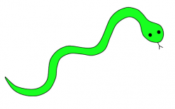 Green Snake Clipart - Clip Art Bay