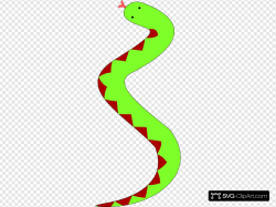 Green And Red Snake Clip art, Icon and SVG - SVG Clipart