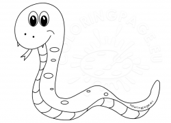 57 Snake Black And White free clipart