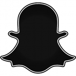 Snapchat Ghost Logo Decal Sticker