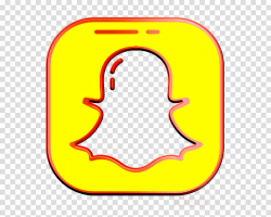 ghost icon snapchat icon snapchat logo icon clipart - Yellow ...