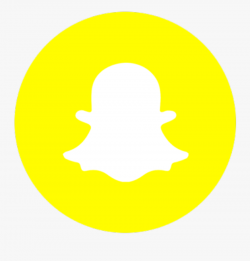 Snapchat Logo Round Png Clipart , Png Download - Circle ...