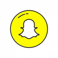 Snapchat Circle Icon at GetDrawings.com | Free Snapchat ...