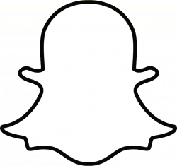 Snapchat Ghost Outline transparent PNG - StickPNG