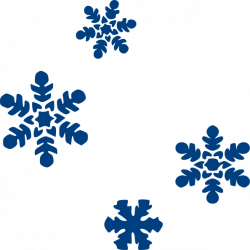 Blue Snow Flakes Clip Art at Clker.com - vector clip art online ...