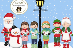 Christmas Snow Fun Clipart