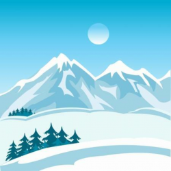 Snow mountain clipart 6 » Clipart Portal