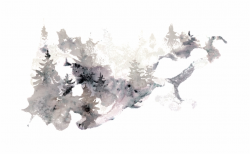 Creative Abstract Painting Transparent Watercolor - Snow Free PNG ...