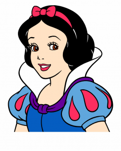 Snow White Clip Art 4 - Snow White Clipart Black And White Free PNG ...