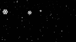 standard snowflakes falling (+alpha channel) - free HD overlay footage