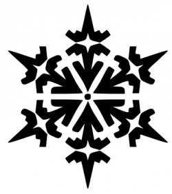Snowflake Clipart Black And White | Clipart Panda - Free Clipart Images