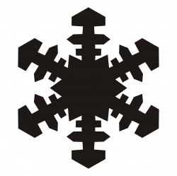 Free Black And White Snowflake Clipart, Download Free Clip Art, Free ...