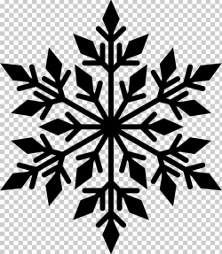 Snowflake Silhouette PNG, Clipart, Black And White ...