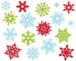 Colorful Snowflakes Clip Art by Yarko Design | Teachers Pay Teachers