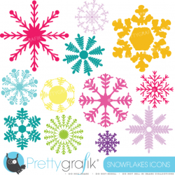 Free Colorful Snowflake Cliparts, Download Free Clip Art, Free Clip ...