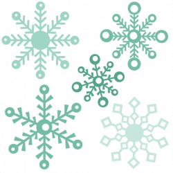 Cute Snowflake Clipart - Clip Art Library