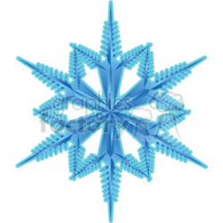 frozen snowflake clipart. Royalty-free clipart # 383738