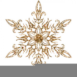 Gold Snowflake Clipart Free | Free Images at Clker.com - vector clip ...