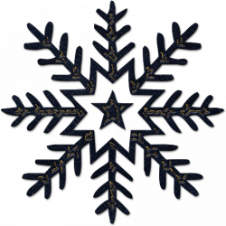 HD Snowflake Clipart High Resolution - Transparent Background ...