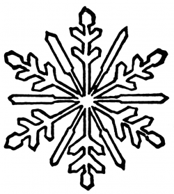 Snowflake clip art free printable clipart - ClipartPost
