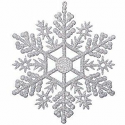 Silver snowflake clipart 2 » Clipart Portal