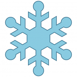 Simple snowflake clipart 3 - WikiClipArt