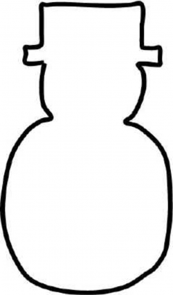 Blank Snowman Template - Clip Art Library