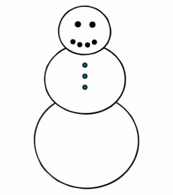 Snowman black and white snowman outline clipart clipground ...