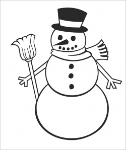 Snowman Template, Snowman Crafts - Clip Art Library