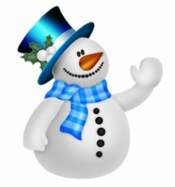 Snowman clipart blue 4 » Clipart Portal