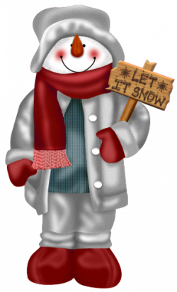 Snowman Let it Snow PNG Clipart | Gallery Yopriceville - High ...