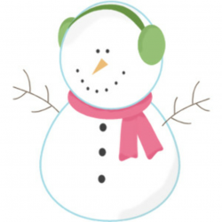 Woman snowman clipart pink - Clip Art Library