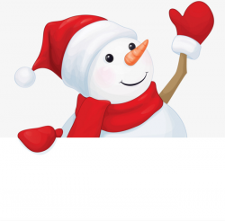 Red Hat Snowman, Snowman Clipart, Red Hat, Hand Painted PNG ...