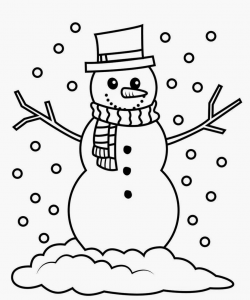 Snowman black and white snowman black and white navishta sketch ...